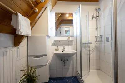 Ein Badezimmer in der Unterkunft Ferienhaus 