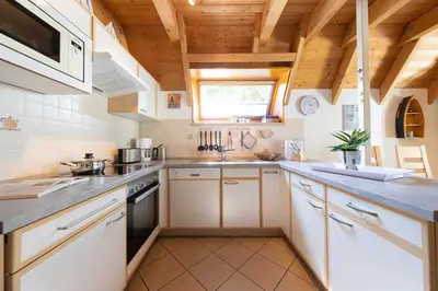 Küche/Küchenzeile in der Unterkunft Ferienhaus 