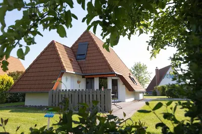 Ein Garten an der Unterkunft Ferienhaus 