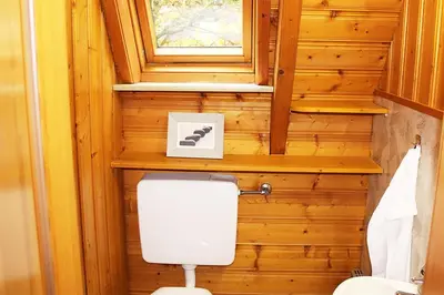 Ein Badezimmer in der Unterkunft Ferienhaus Knechtsand 26