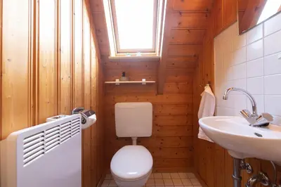 Ein Badezimmer in der Unterkunft Ferienhaus 