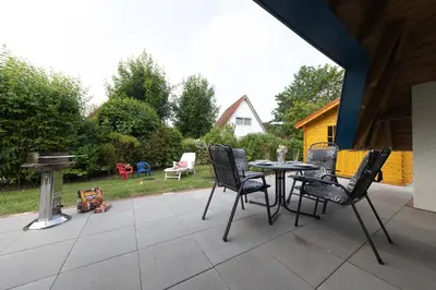 Ein Garten an der Unterkunft Ferienhaus 