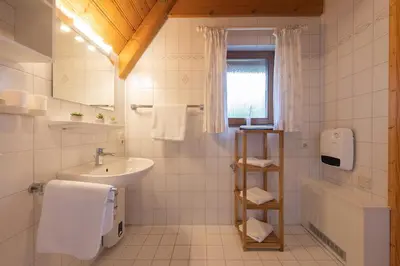 Ein Badezimmer in der Unterkunft Ferienhaus Knechtsand 15