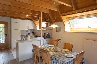 Küche/Küchenzeile in der Unterkunft Ferienhaus Wittsand 11