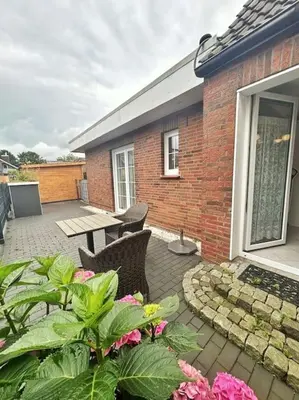 Das Gebäude in dem sich die Ferienwohnung befindet