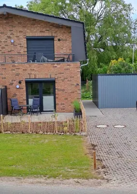 Das Gebäude in dem sich die Ferienwohnung befindet