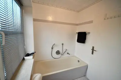 Ein Badezimmer in der Unterkunft Ferienhaus Seeperle