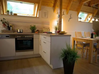 Küche/Küchenzeile in der Unterkunft Ferienhaus Antje