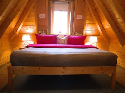 Ein Bett oder Betten in einem Zimmer der Unterkunft Ferienhaus Antje