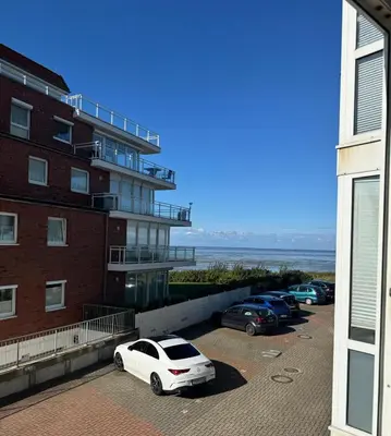 Das Gebäude in dem sich die Ferienwohnung befindet