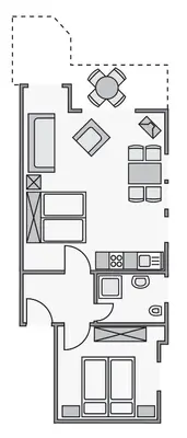 Grundriss der Unterkunft Meerblick Apartment Nordseeperle 11