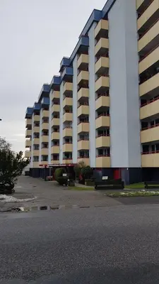 Das Gebäude in dem sich die Ferienwohnung befindet