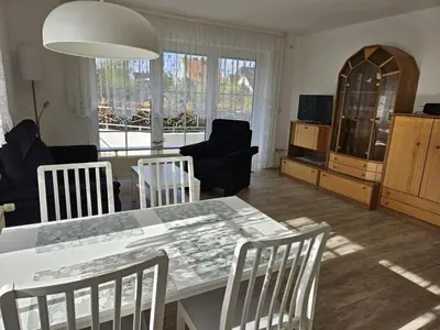 TV/Unterhaltungsangebot in der Unterkunft Haus Nordseewind XL - Apartment 1