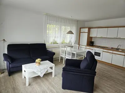 Küche/Küchenzeile in der Unterkunft Haus Nordseewind XL - Apartment 3