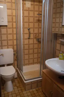 Ein Badezimmer in der Unterkunft Schloß Am Meer - Wohnung 35
