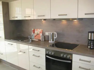 Küche/Küchenzeile in der Unterkunft Appartements Buesum DS10