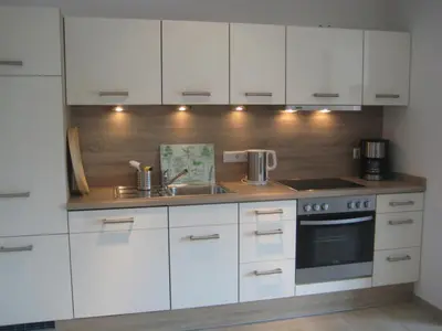 Küche/Küchenzeile in der Unterkunft Appartements Buesum DS10