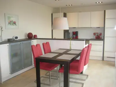 Küche/Küchenzeile in der Unterkunft Appartements Buesum DS10