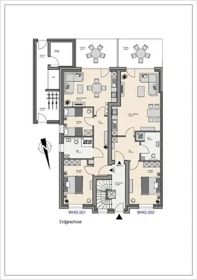 Grundriss der Unterkunft Appartements Buesum DS10