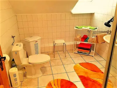 Ein Badezimmer in der Unterkunft Ferienwohnung Sievers