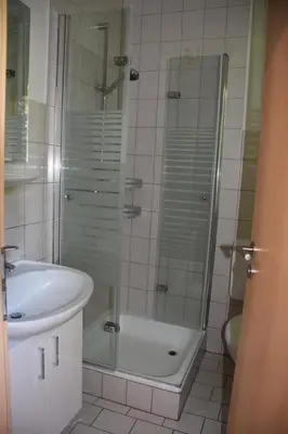 Ein Badezimmer in der Unterkunft Strandkiesel