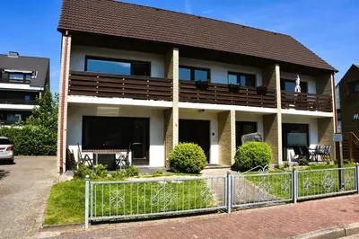 Das Gebäude in dem sich die Ferienwohnung befindet