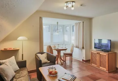 TV/Unterhaltungsangebot in der Unterkunft Elbstrom, Ferienwohnung 27