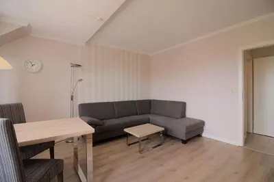 Ein Sitzbereich in der Unterkunft Ferienwohnungen Reimann Wohnung 11