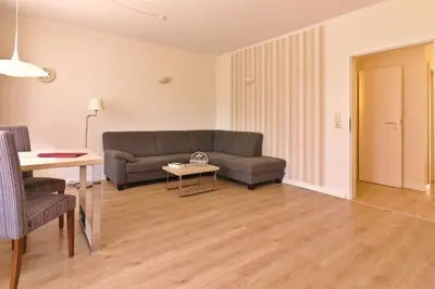 Ein Sitzbereich in der Unterkunft Ferienwohnungen Reimann Wohnung 4