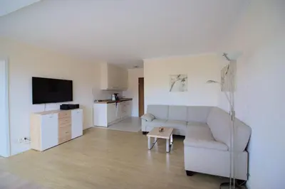 Küche/Küchenzeile in der Unterkunft Ferienwohnungen Reimann Wohnung 12