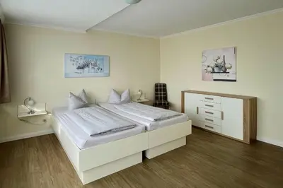 Ein Bett oder Betten in einem Zimmer der Unterkunft Ferienwohnungen Reimann Wohnung 12