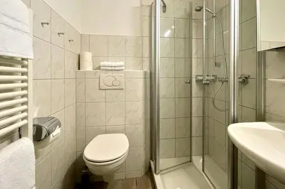 Ein Badezimmer in der Unterkunft Ferienwohnungen Reimann Wohnung 12