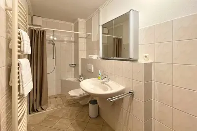 Ein Badezimmer in der Unterkunft Ferienwohnungen Reimann Wohnung 3
