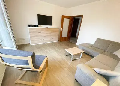 TV/Unterhaltungsangebot in der Unterkunft Ferienwohnungen Reimann Wohnung 3