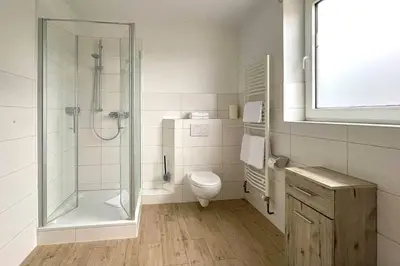 Ein Badezimmer in der Unterkunft Ferienwohnungen Reimann Wohnung 15
