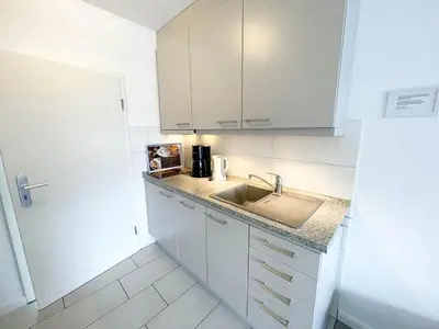 Küche/Küchenzeile in der Unterkunft Ferienwohnungen Reimann Wohnung 07