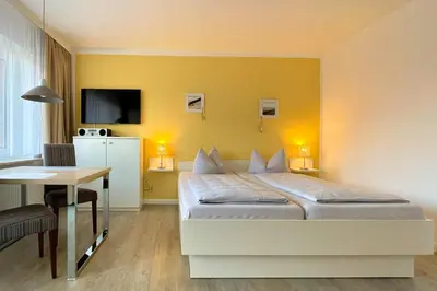 Ein Bett oder Betten in einem Zimmer der Unterkunft Ferienwohnungen Reimann Wohnung 07