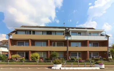 Das Gebäude in dem sich die Ferienwohnung befindet