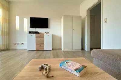 TV/Unterhaltungsangebot in der Unterkunft Ferienwohnungen Reimann Wohnung 8