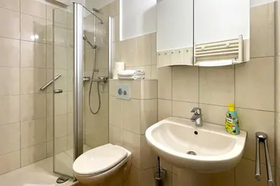 Ein Badezimmer in der Unterkunft Ferienwohnungen Reimann Wohnung 8