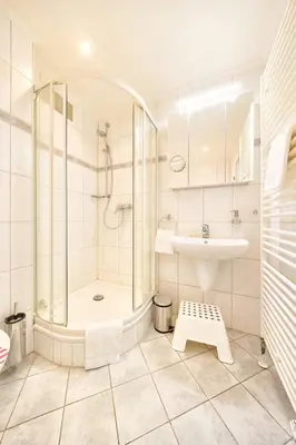 Ein Badezimmer in der Unterkunft Utspannen