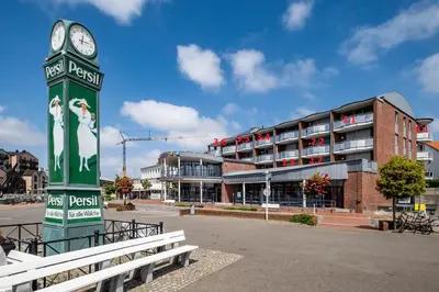 Das Gebäude in dem sich die Ferienwohnung befindet