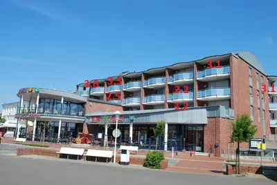 Das Gebäude in dem sich die Ferienwohnung befindet