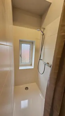 Ein Badezimmer in der Unterkunft 3 Zimmer Balkon top möbliertes Apartment