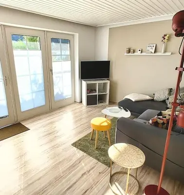 TV/Unterhaltungsangebot in der Unterkunft Ferienwohnung Deichkate - Auszeit an der Nordsee