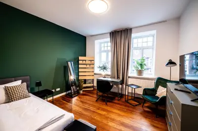 Grundriss der Unterkunft 4 Zimmer hochwertig saniertes Cityapartment ruhig gelegen