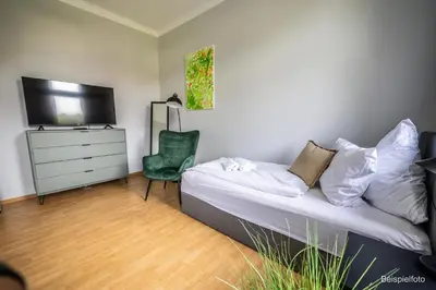 TV/Unterhaltungsangebot in der Unterkunft Apartment für Alleinreisende