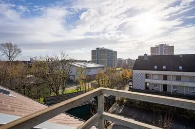 Das Gebäude in dem sich die Ferienwohnung befindet