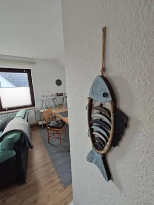 Ein Bett oder Betten in einem Zimmer der Unterkunft Watt'n Wunder