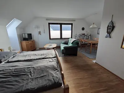 Ein Bett oder Betten in einem Zimmer der Unterkunft Watt'n Wunder